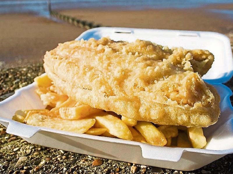 Half-price fish and chip in 14 Kildare chippers today