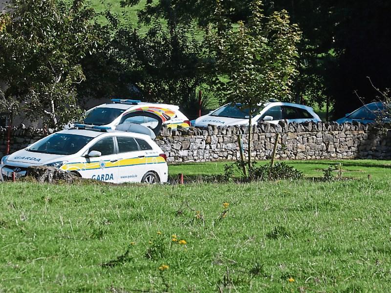 The scene of the searches in Dromkeen this Monday Picture: Michael Cowhey