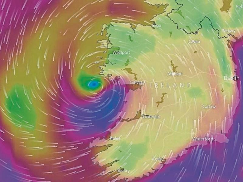 Offaly 'crisis management' team issue warning to locals ahead of Hurricane Ophelia