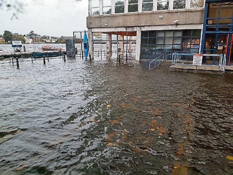 Limerick City and County Council tweeted this picture of flooding at Sarsfield House