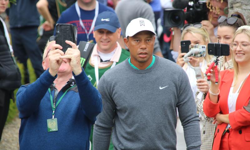 Tiger Woods spotted  at seaside town popular with Limerick families