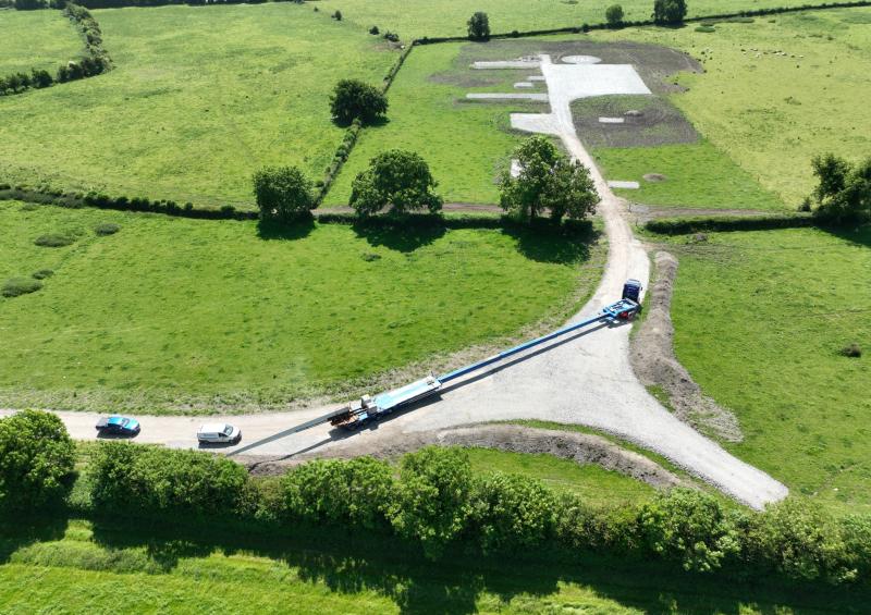 Monavane Wind Farm in Offaly has been nominated for an Irish Planning Award. The farm is currently under construction 