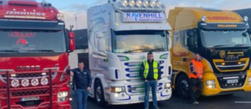 Offaly trucks taking aid to Ukraine receive Garda escort 