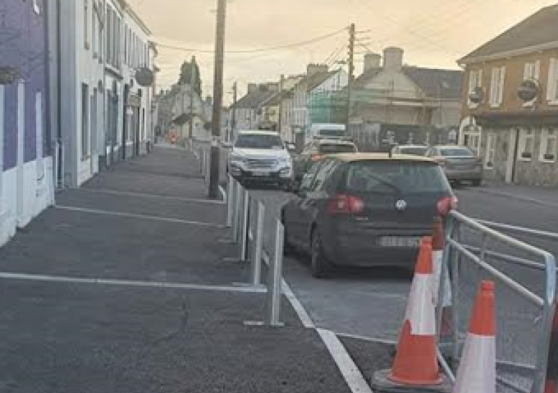 Residents living along Offaly street frustrated with new footpaths