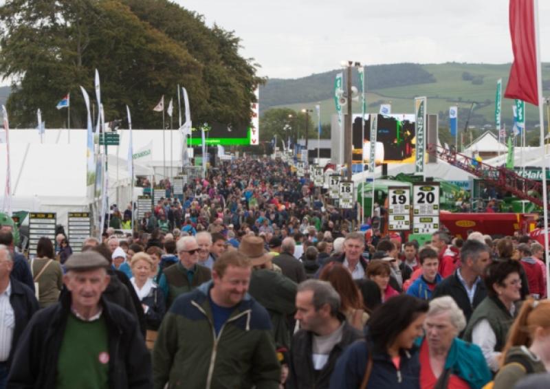Some of the large crowds at the 2014 National Ploughing Championships at Ratheniska. Picture: Alf Harvey