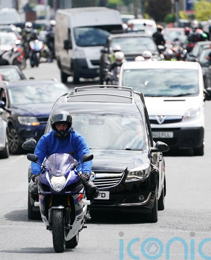 Motorcycle escort for young rider killed during Meath race