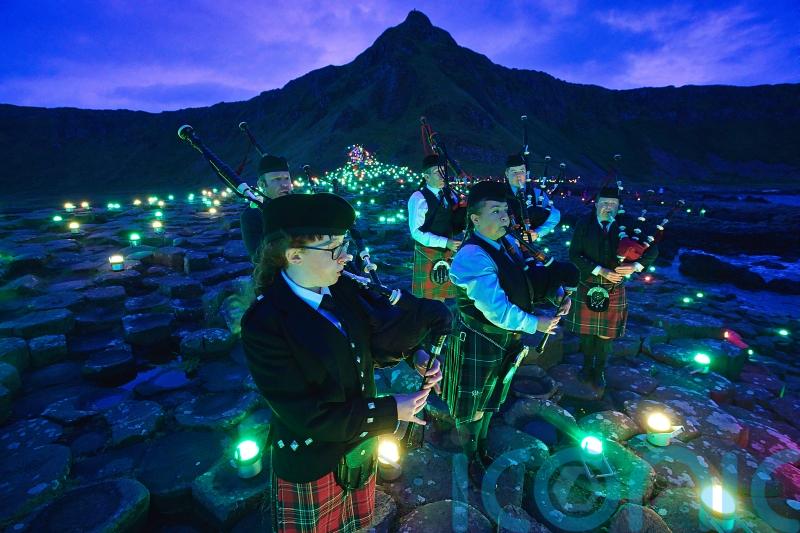 'Inspiring and highly creative' - Artwork lights up Northern Ireland beauty spot