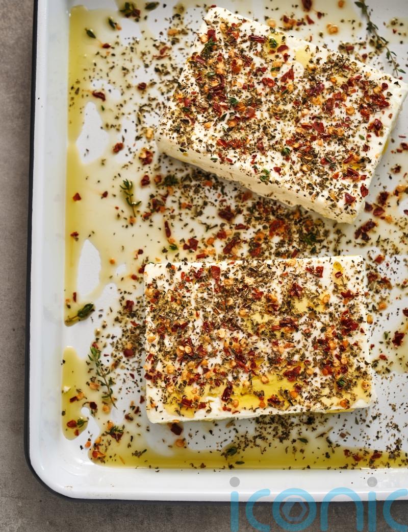 Nadiya Hussain’s baked feta with chilli, honey and thyme recipe