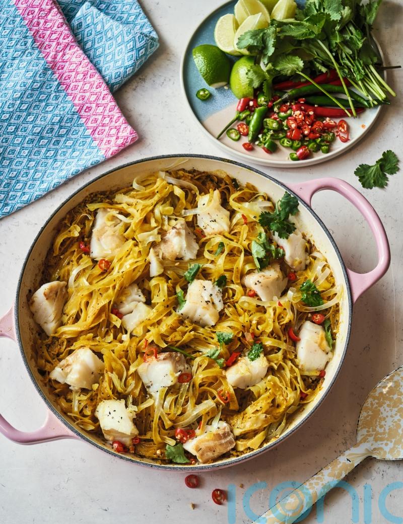 Nadiya Hussain’s coconut fish noodles recipe
