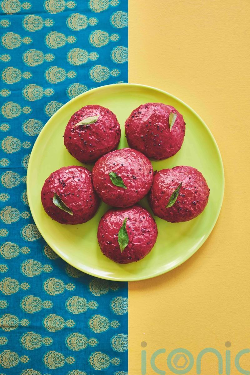 Rukmini Iyer’s beetroot, curry leaf and ginger brunch buns recipe