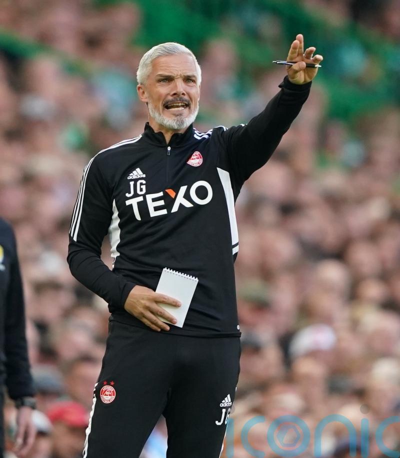 Jim Goodwin given six-match touchline ban for criticism of Hibs’ Ryan Porteous