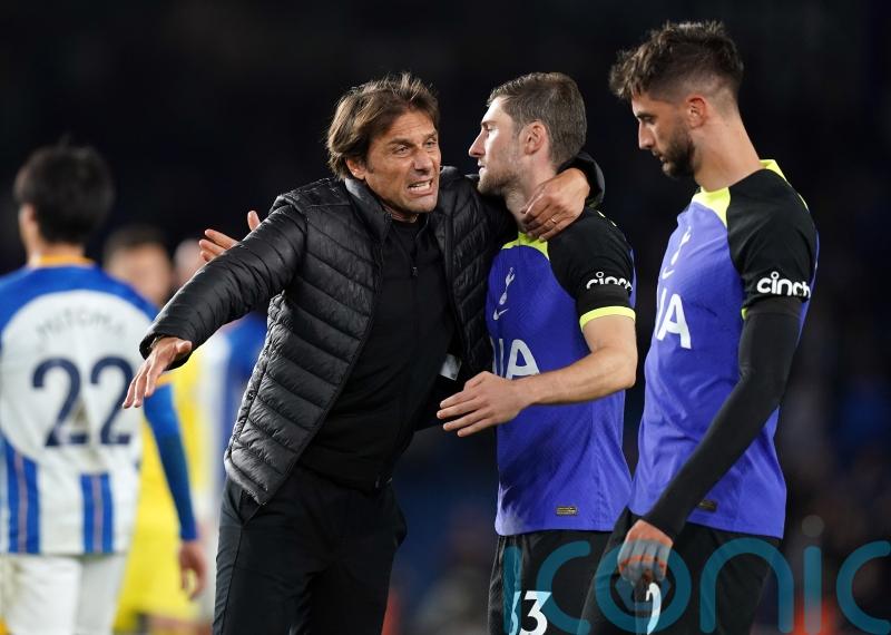 Antonio Conte hails ‘top men’ as Tottenham end tough week with win at Brighton