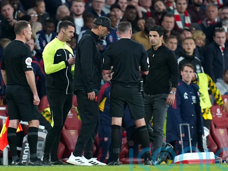 FA awaiting referee’s report on Arsenal-Liverpool flashpoint