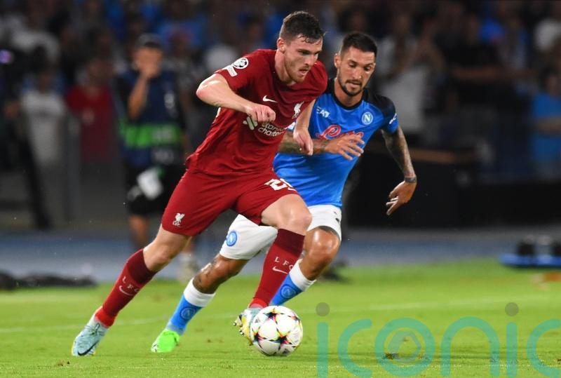 Andy Robertson back in Liverpool training but fellow defender Joel Matip is out