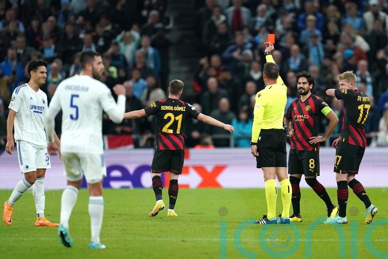 Aymeric Laporte praises 10-man Manchester City’s resilience on frustrating night