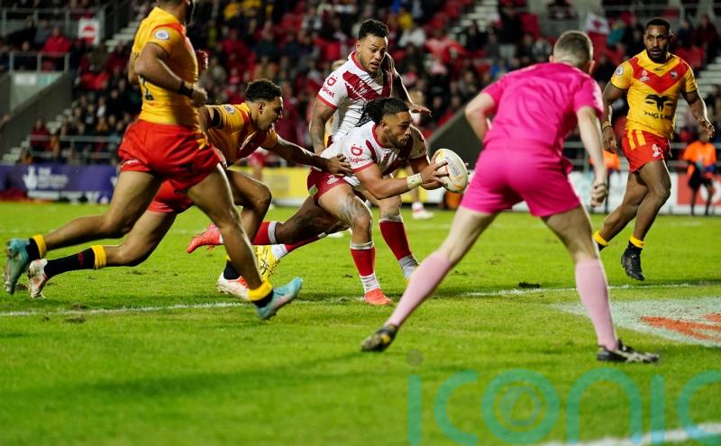 Tonga survive scare to get World Cup campaign off to winning start