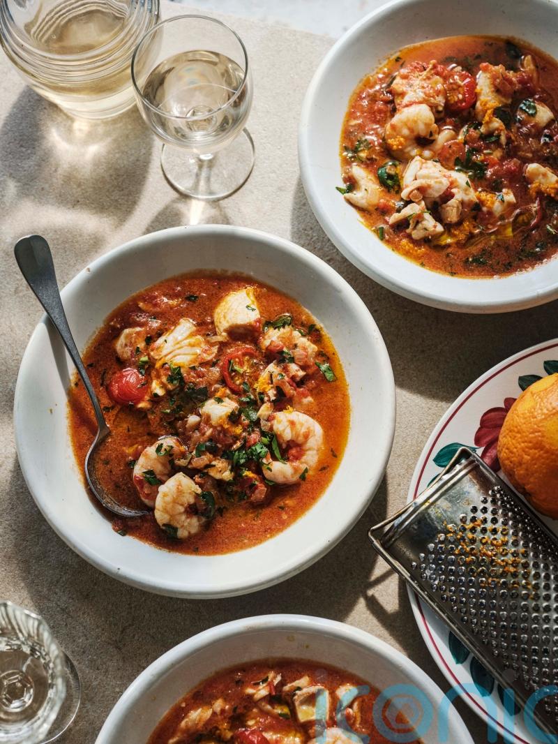 Gino D&rsquo;Acampo&rsquo;s spicy fish soup with tomatoes and orange zest