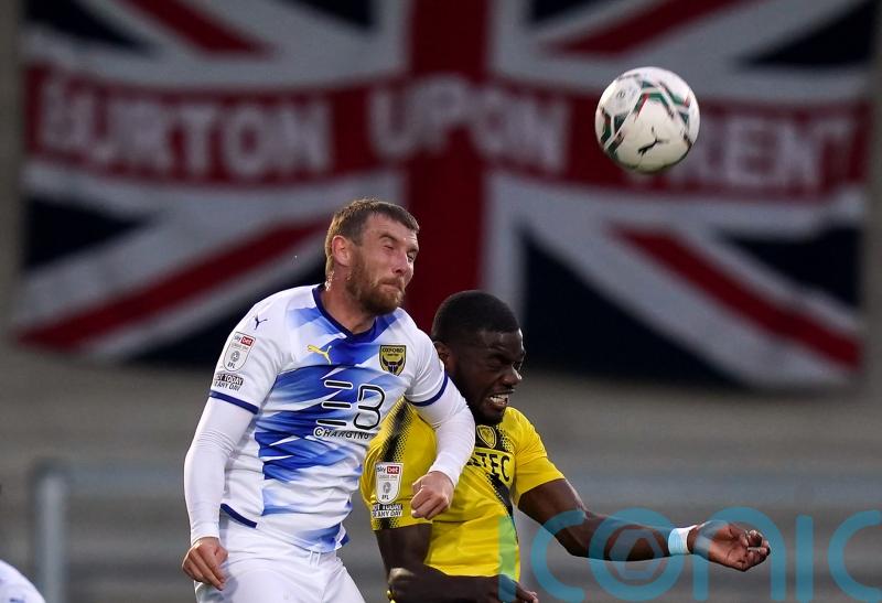 Sam Winnall an injury doubt for Burton’s clash with Cheltenham