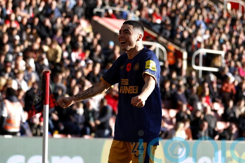 Miguel Almiron scores again as Newcastle hammer Southampton