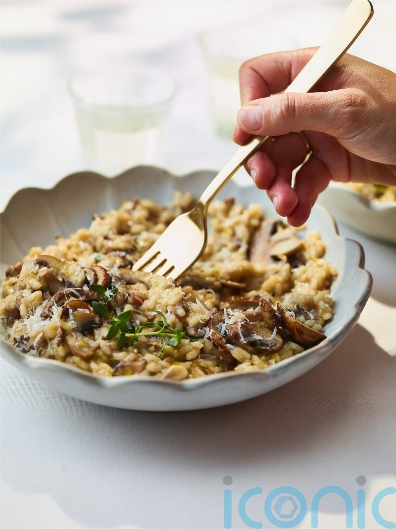 Joe Swash’s mushroom risotto