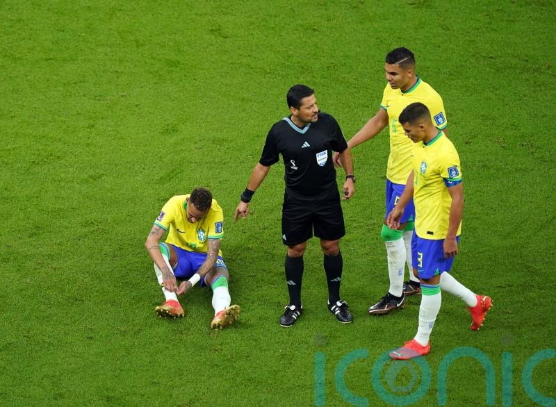 Neymar ruled out of Brazil’s World Cup clash with Switzerland by ankle injury