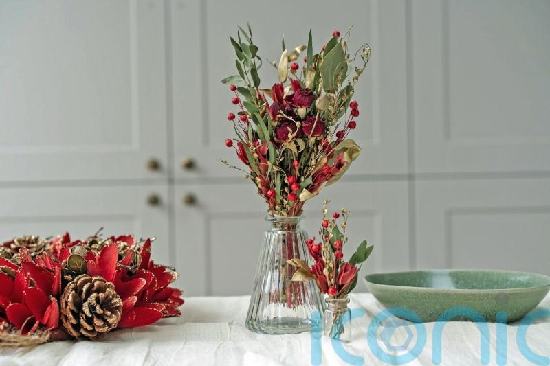 Save money by making your own Christmas decorations with garden trimmings