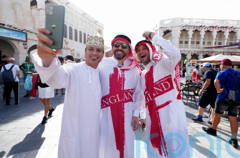 Optimistic England and Wales fans gear up for crunch ‘Battle of Britain’ match