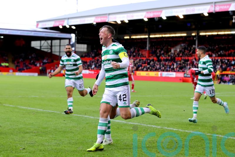 Ange Postecoglou hails ‘outstanding’ Callum McGregor after Celtic beat Aberdeen