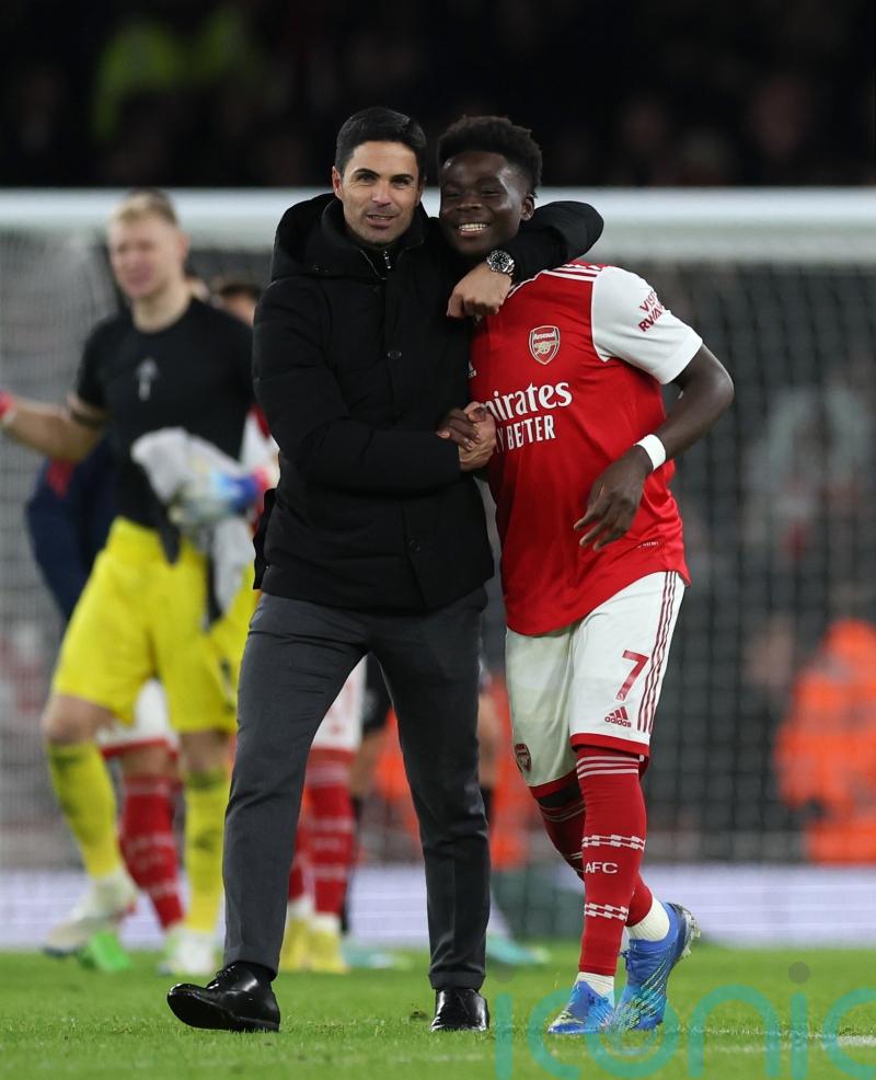 It was kept secret – Mikel Arteta happy Gunners put on a show for Arsene Wenger