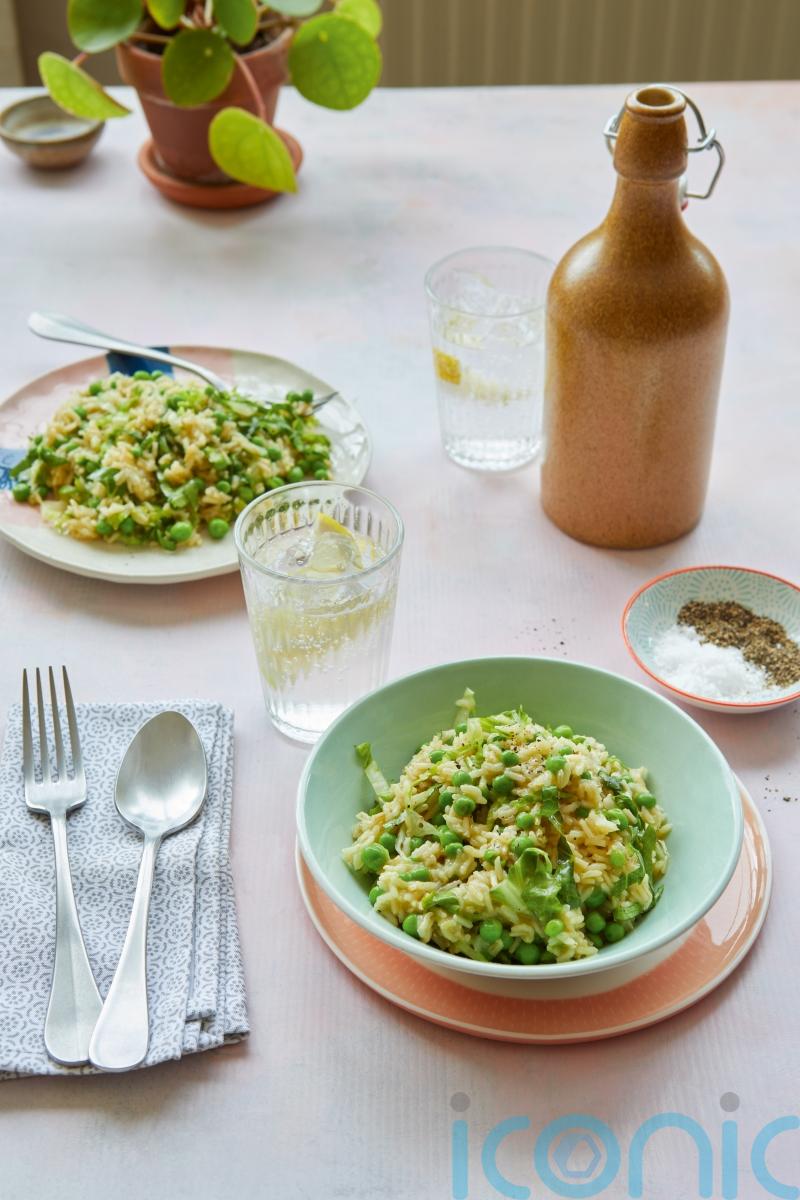 Jack Monroe’s risotto with peas and lettuce recipe