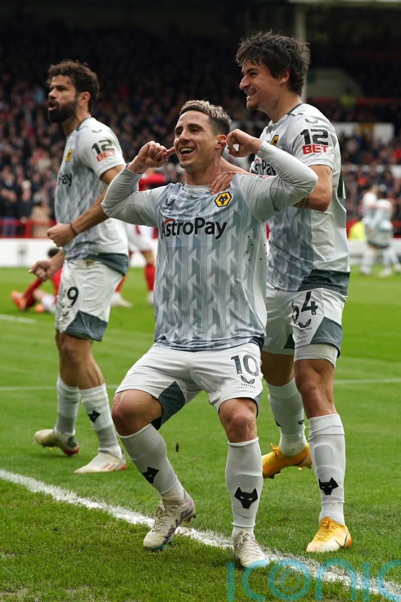 Wolves’ Daniel Podence charged by FA for spitting at Forest’s Brennan Johnson