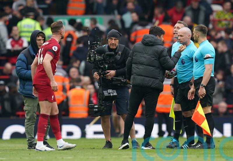 Andy Robertson branded ‘a big baby’ after clash with linesman at Anfield