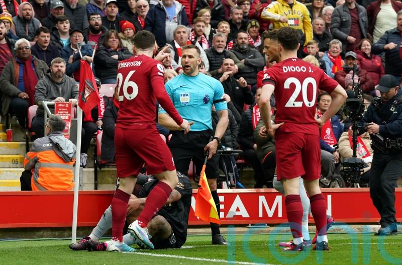 Refereeing body PGMOL to investigate Andy Robertson’s clash with linesman