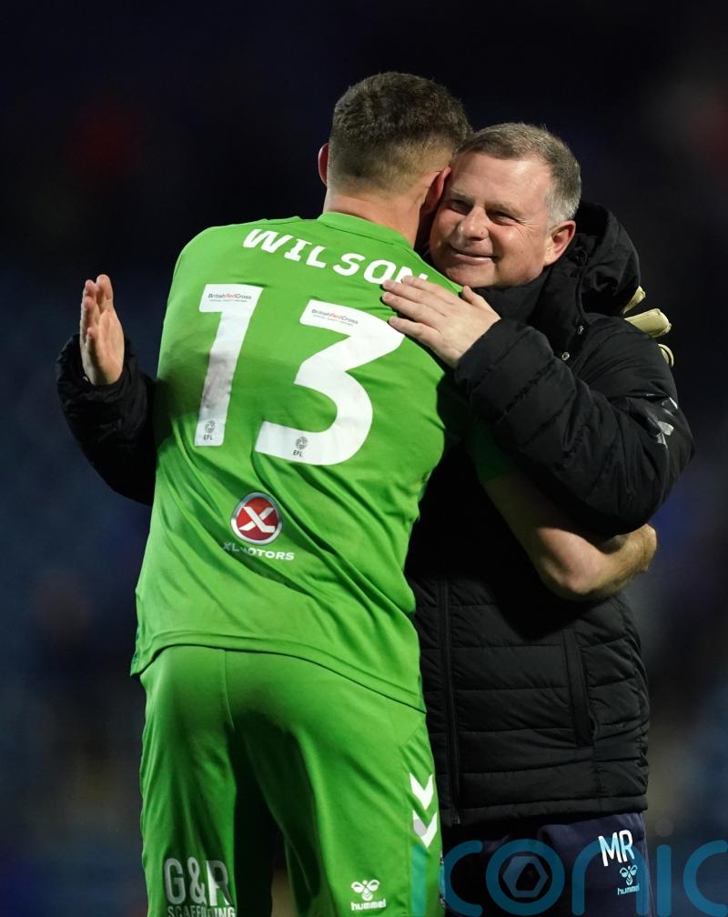 Coventry boss Mark Robins hails luck as goalkeeper Ben Wilson salvages point