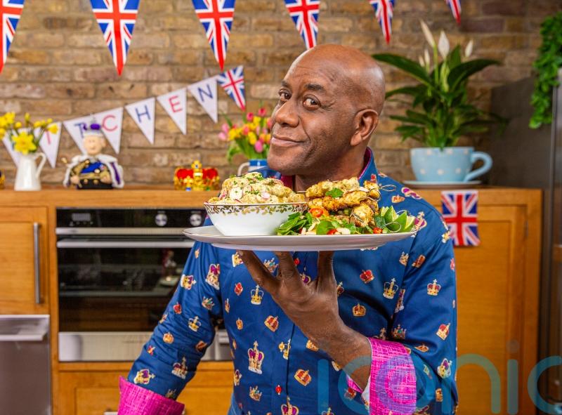 Ainsley Harriott’s coronation kebabs recipe