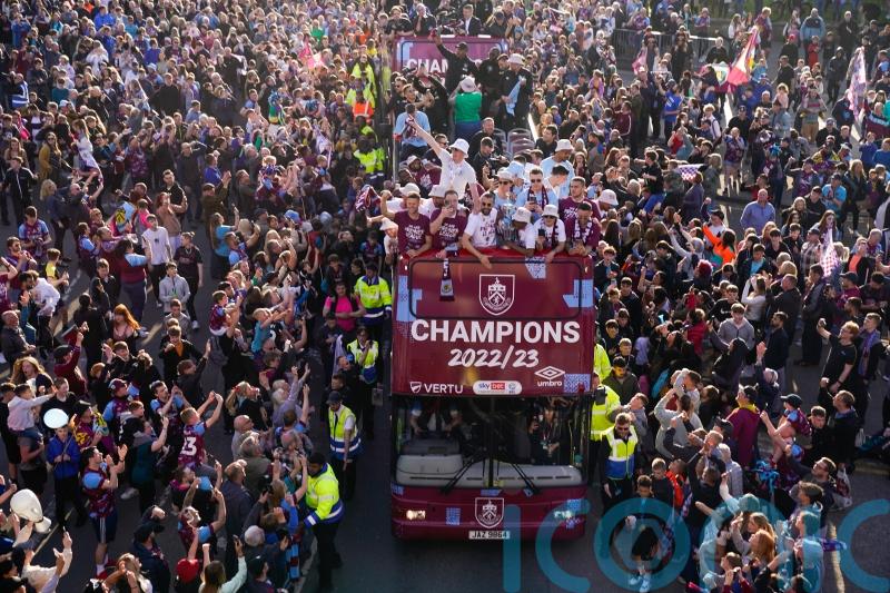 Jay Rodriguez revels in ‘surreal’ promotion as Burnley celebrate title