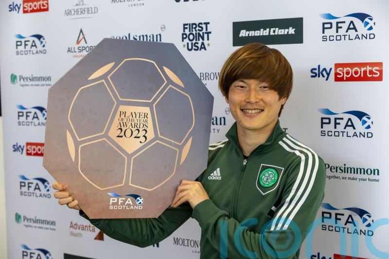 Celtic’s Ange Postecoglou and Kyogo Furuhashi take top PFA Scotland awards
