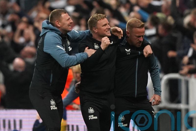 Eddie Howe says Newcastle win ‘huge’ but warns still work to do in top-four hunt