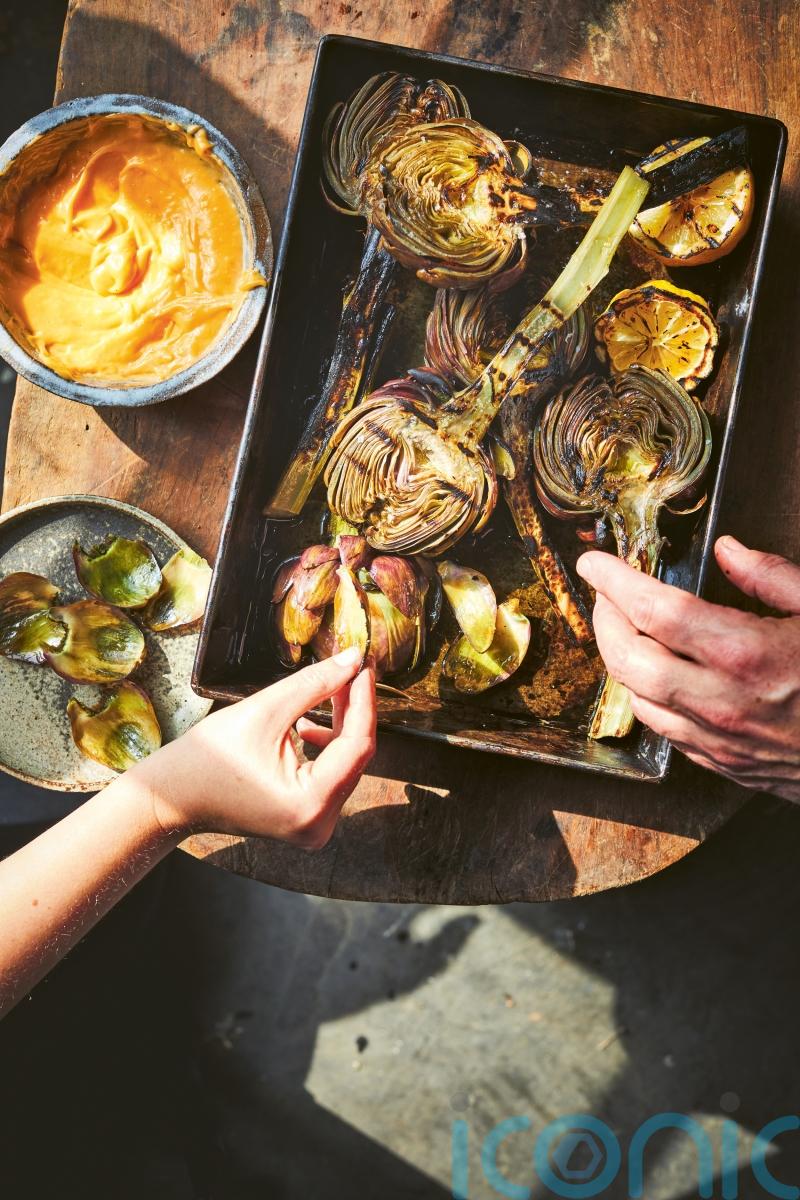 Tim Hayward’s grilled artichokes with hollandaise recipe