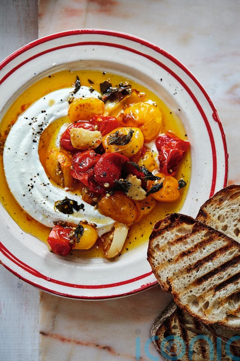 Ravinder Bhogal’s whipped feta with confit tomatoes recipe