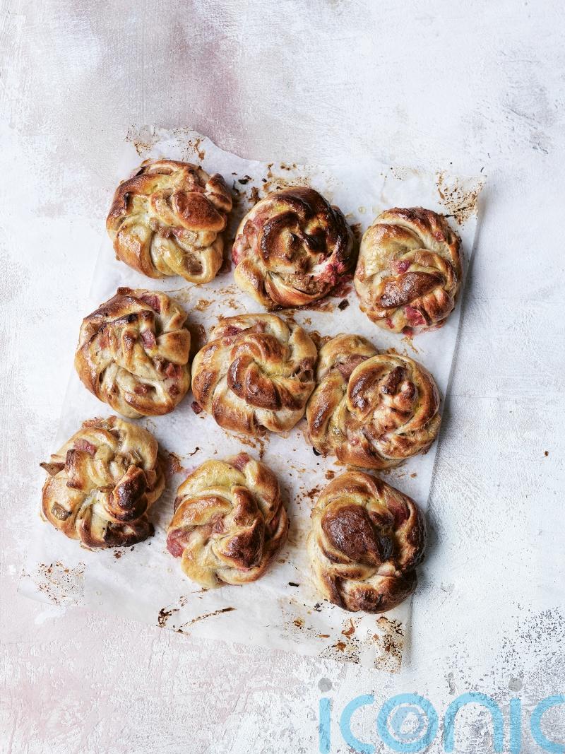 Trine Hahnemann’s rhubarb sticky buns recipe
