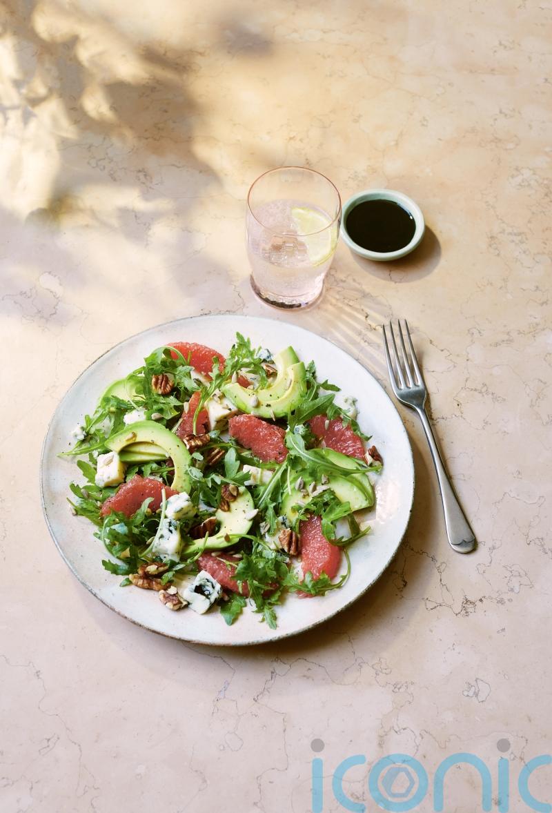 Pauline Cox’s Roquefort, rocket and pink grapefruit salad