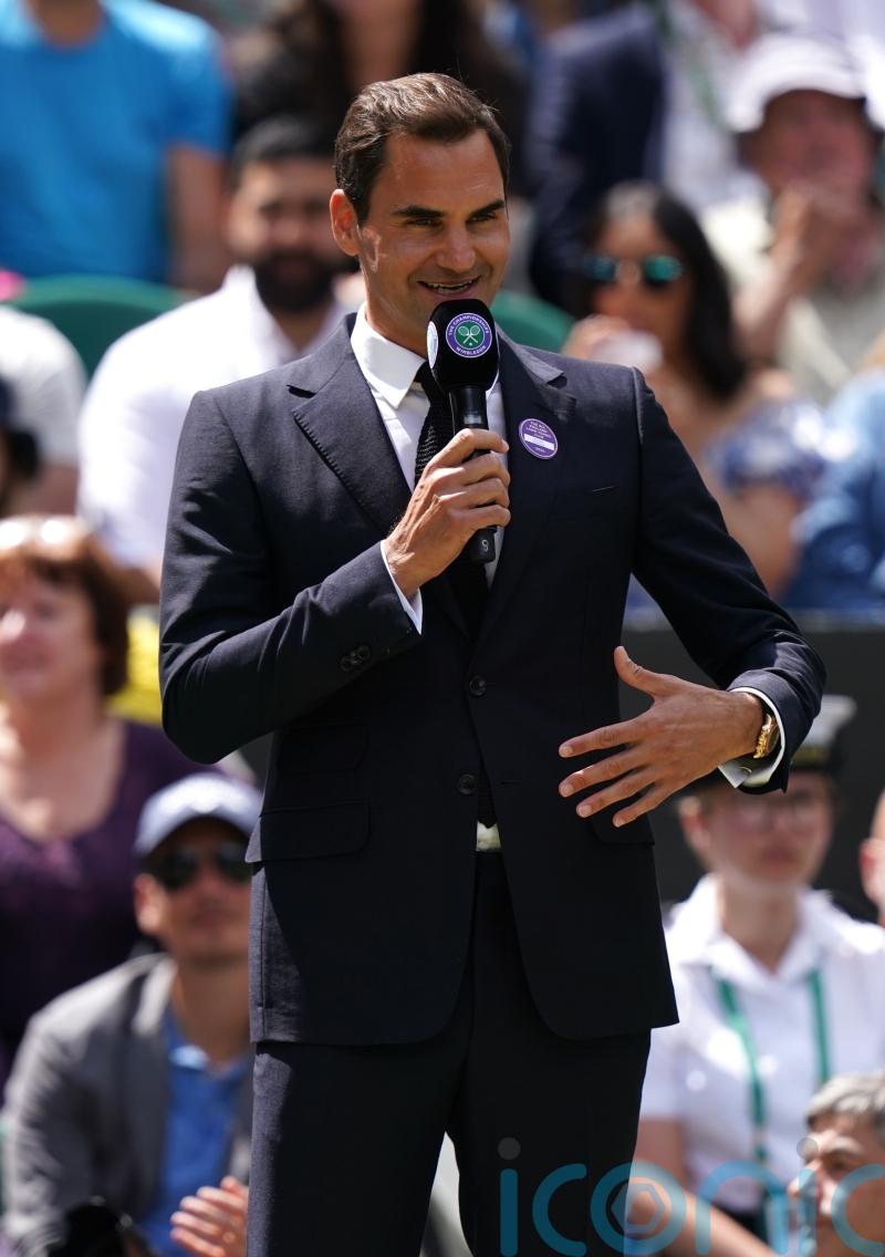 Roger Federer returns to Wimbledon for a celebration on an action-packed day two
