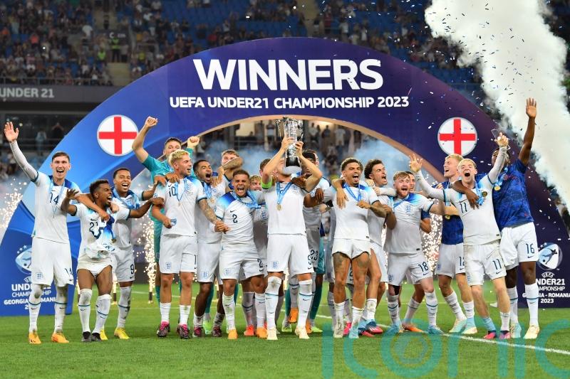 James Trafford’s last-gasp penalty save earns England Under-21s Euro glory
