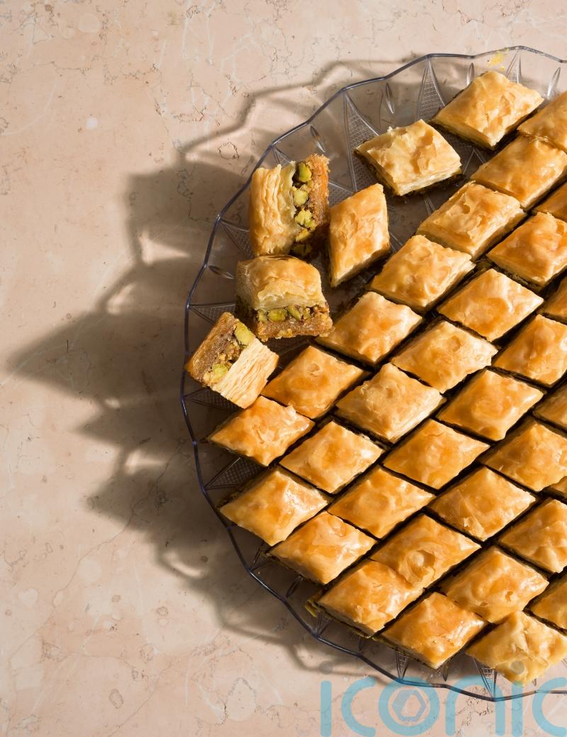Imad Alarnab’s pistachio and walnut baklawa recipe