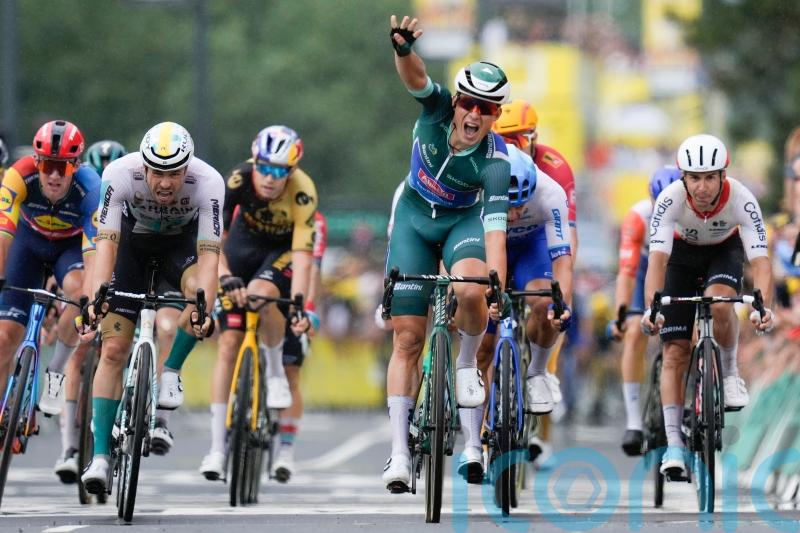 Jasper Philipsen sprints to fourth stage victory at this year’s Tour de France