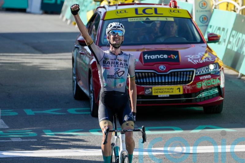 Wout Poels wins stage 15 as Jonas Vingegaard retains overall Tour de France lead