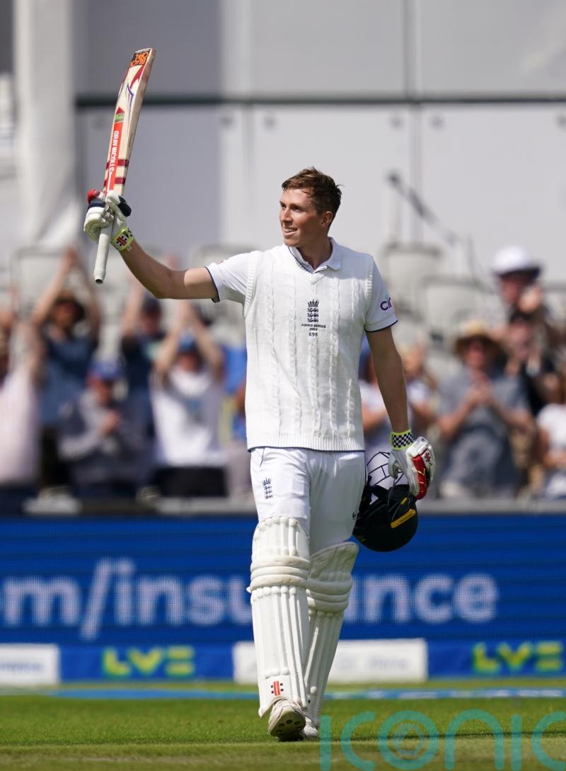 Zak Crawley acknowledges loyalty after leading England’s charge at Old Trafford