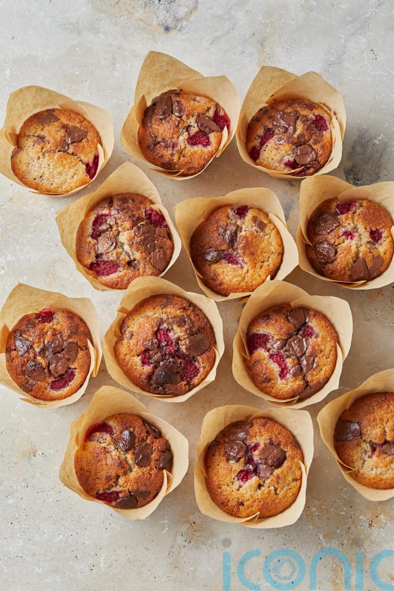Hermine Dossou’s coconut, raspberry and chocolate muffins