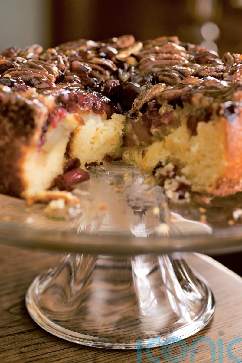 Diana Henry’s pecan and pear upside-down cake recipe